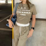 ウエスト配色ワイドパンツ・Tシャツセットアップ | non-hedge  | 詳細画像20 