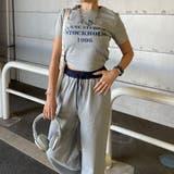 ウエスト配色ワイドパンツ・Tシャツセットアップ | non-hedge  | 詳細画像28 