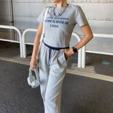 ウエスト配色ワイドパンツ・Tシャツセットアップ | non-hedge  | 詳細画像29 