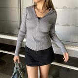 リブフードWZIPトップス | non-hedge | 詳細画像17