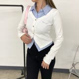 オフホワイト | シャツアンサンブル風トップス | non-hedge 