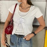 オフホワイト | リブアンサンブルトップス | non-hedge 