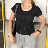 ブラック | リブアンサンブルトップス | non-hedge 