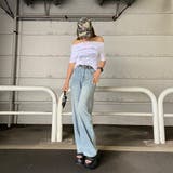 オフショルサイドドロストTシャツ | non-hedge  | 詳細画像1 