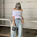 オフショルサイドドロストTシャツ | non-hedge  | 詳細画像2 