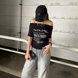 オフショルサイドドロストTシャツ | non-hedge  | 詳細画像7 