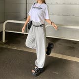 ベルト付きスタッズカットワイドパンツ | non-hedge | 詳細画像25