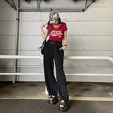 ベルト付きスタッズカットワイドパンツ | non-hedge | 詳細画像30