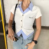 シャツアンサンブル風プレートトップス | non-hedge  | 詳細画像12 