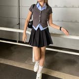 シャツアンサンブル風プレートトップス | non-hedge  | 詳細画像19 