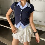 シャツアンサンブル風プレートトップス | non-hedge  | 詳細画像5 