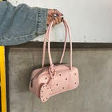シルバーモチーフチャーム付きボストンバッグ | non-hedge  | 詳細画像10 