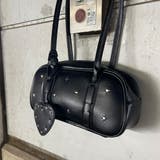 シルバーモチーフチャーム付きボストンバッグ | non-hedge  | 詳細画像33 
