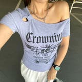 グレー | ドクロサイドドロストTシャツ | non-hedge