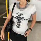 オフホワイト | ムラロゴクロスTEE | non-hedge 