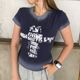 ネイビー | ムラロゴクロスTEE | non-hedge 