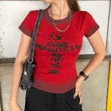 レッド | ムラロゴクロスTEE | non-hedge 