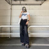 デニムストーンロゴチビTシャツ | non-hedge  | 詳細画像2 