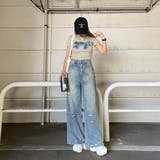 デニムストーンロゴチビTシャツ | non-hedge  | 詳細画像8 