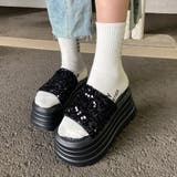 スパンコール厚底サンダル | non-hedge  | 詳細画像9 