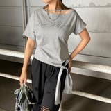 ストーン前しばりオフショルダートップス | non-hedge | 詳細画像24