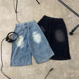 ロゴダメージハーフデニムパンツ | non-hedge | 詳細画像35