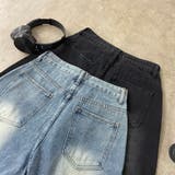 ロゴダメージハーフデニムパンツ | non-hedge | 詳細画像37