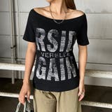 ブラック | オフショルビッグロゴTシャツ | non-hedge