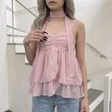 ティアードキャミソールチョーカー付きトップス | non-hedge  | 詳細画像24 