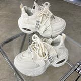 オフホワイト | 厚底エアー風スニーカー | non-hedge