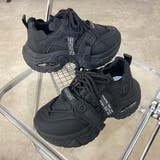 ブラック | 厚底エアー風スニーカー | non-hedge