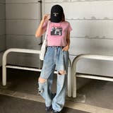 ブリーチ転写ショートTシャツ | non-hedge | 詳細画像3