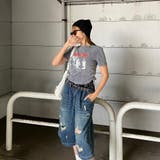 ブリーチ転写ロゴドロストTシャツ | non-hedge | 詳細画像3