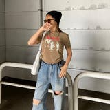 ブリーチ転写ロゴドロストTシャツ | non-hedge | 詳細画像8
