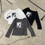オフショルダースラブ転写Tシャツ | non-hedge | 詳細画像27