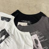 オフショルダースラブ転写Tシャツ | non-hedge | 詳細画像28