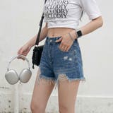 ストーンデニムショートパンツ | non-hedge  | 詳細画像11 