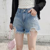 ストーンデニムショートパンツ | non-hedge  | 詳細画像4 