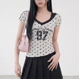 グレー | ドットナンバリングTシャツ | non-hedge