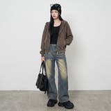 デニムタックストレートパンツ | non-hedge | 詳細画像8