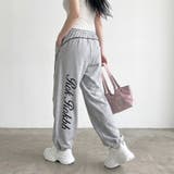 グレー | パイピングバックロゴカットパンツ | non-hedge