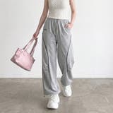 パイピングバックロゴカットパンツ | non-hedge | 詳細画像21