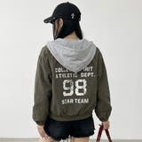 カーキ | パーカーアンサンブル風バックロゴジャケット | non-hedge