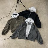パーカーアンサンブル風バックロゴジャケット | non-hedge | 詳細画像33