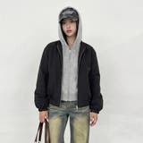 パーカーアンサンブル風バックロゴジャケット | non-hedge | 詳細画像7