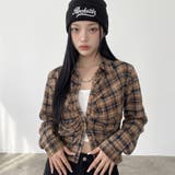 キャメル | フロントタックチェックシャツ | non-hedge 