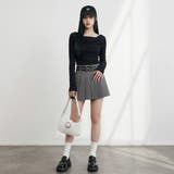 シアー切替オフショルダートップス | non-hedge | 詳細画像9