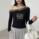 ブラック | 迷彩切替Tシャツ | non-hedge 