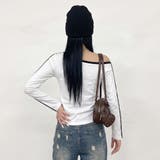 ラインオフショルダーTシャツ | non-hedge | 詳細画像14
