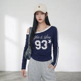 ラインオフショルダーTシャツ | non-hedge | 詳細画像5